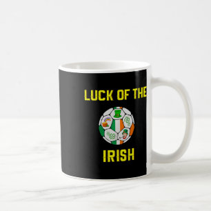 Kids Irish Flag Ireland Soccer Byll Art Coffee Mug