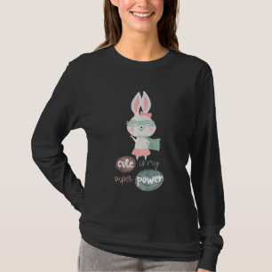 Kids Is My Super Power Bunny T-Shirt