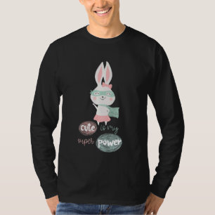 Kids Is My Super Power Bunny T-Shirt