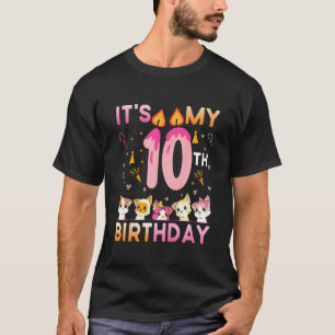 Kids It's My 10th Birthday For The 10 Years Old Cu T-Shirt