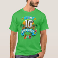 Kids Its My 10th Birthday Hawaii Beach Surfing 10