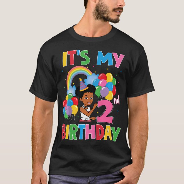 Kids It'S My 2Nd Birthday Gracie'S Corner Two Year T-Shirt (Front)