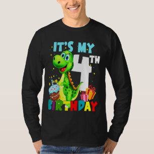 Kids Its My 4th Birthday Boys Happy 4 Year Old Bo T-Shirt