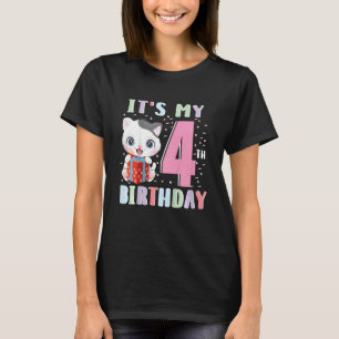 Kids It's My 4th Birthday For The 4 Years Old Cute T-Shirt