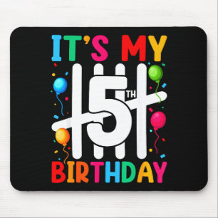 Kids It's My 5th Birthday 5 Five Birthday Boys Gir Mouse Mat
