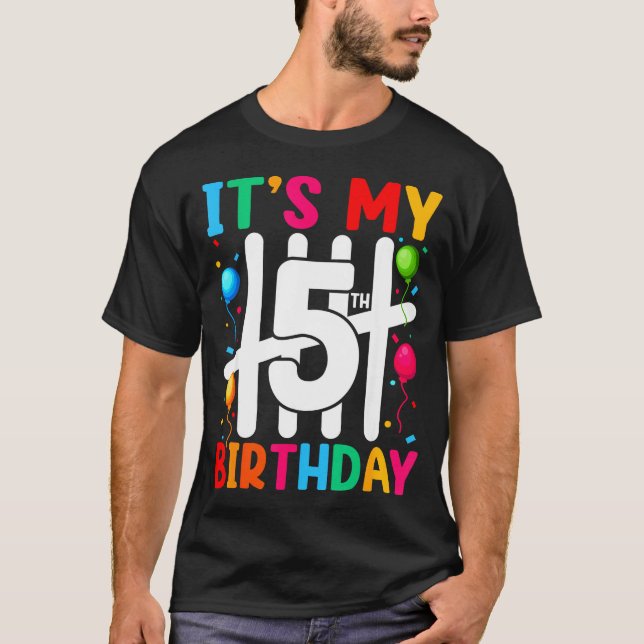 Kids It's My 5th Birthday 5 Five Birthday Boys Gir T-Shirt (Front)