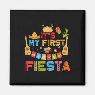 Kids Its My First Fiesta Birthday Mexican Cinco De Magnet