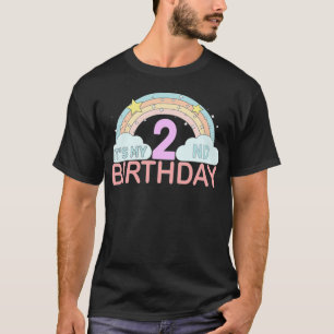 Kids It's My Second 2nd Birthday Two 2 Years Old G T-Shirt