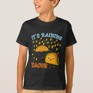 Kids Its Raining Taco-shirt Mexican Boy Funny Cinc T-Shirt