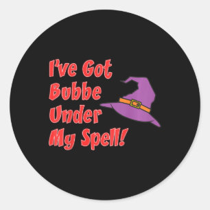 Kids I've Got Bubbe Under My Spell Granddaughter H Classic Round Sticker