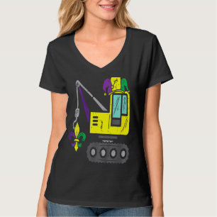 Kids Jester Crane Mardi Gras Cute Boys Kids Toddle T-Shirt