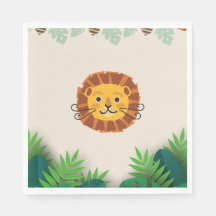 kids jungle birthday lion