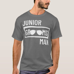 Kids Junior Groomsman Wedding Party Bachelor Party T-Shirt