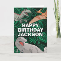 Kids Jurassic Trex Dino Dinosaur Birthday