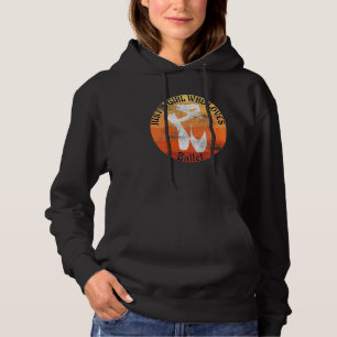 Kids Just A Girl Who Loves Ballet Dance Shoes Reci Hoodie