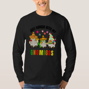Kids Just Chillin With My Gnomigos Mexican Gnomes T-Shirt