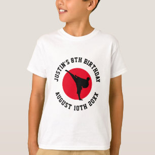 Kid's karate t shirt for martial arts Birthday