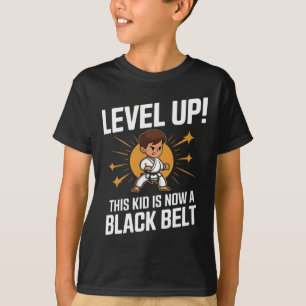 Kids Karate Uniform Black Belt Award T Shirt Desig