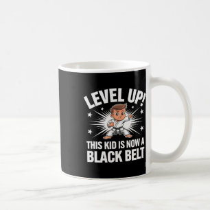 Kids Karate Uniform Black Belt Award T Shirt Desig Coffee Mug