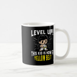 Kids Karate Uniform Yellow Belt Award T Shirt Gift Coffee Mug