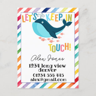 KIds keep in touch KIT Postcard