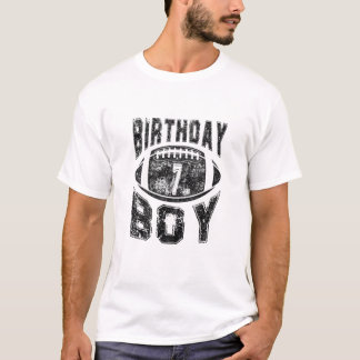 Kids Kids 7Th Themed Birthday Boy Party Kid Americ T-Shirt