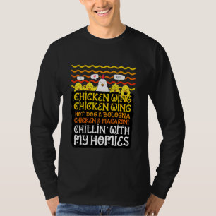 Kids Kids Chicken Wing Chicken Wing Hot Dog And Bo T-Shirt