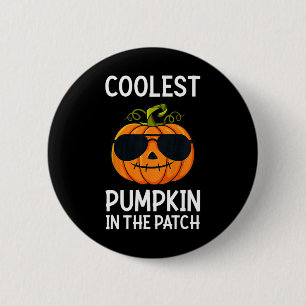 Kids Kids Coolest Pumpkin In The Patch Toddler Boy 6 Cm Round Badge