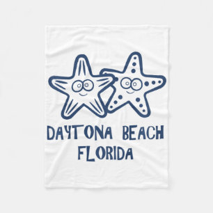 Kids Kids Cute Daytona Beach Florida Vacation Fleece Blanket