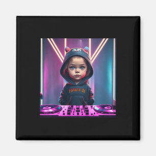 Kids Kids DJ Disc Jockey Fun Children's EDM Christ Magnet