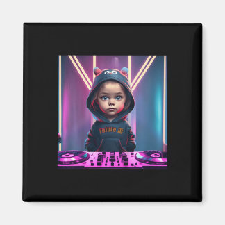 Kids Kids Dj Disc Jockey Fun Children's Edm Christ Magnet