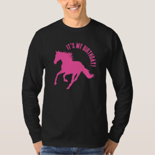 Kids Kids Horse Birthday Party Theme For Girls It T-Shirt