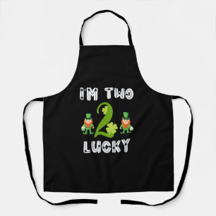 Kids Kids I’m Two Lucky Toddler 2nd Birthday Gift Apron