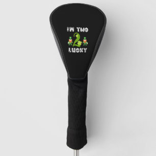 Kids Kids I’m Two Lucky Toddler 2nd Birthday Gift  Golf Head Cover