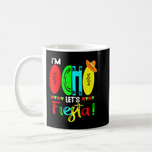 Kids Kids I'm Ocho Taco Twosday 8th Birthday Gift Coffee Mug