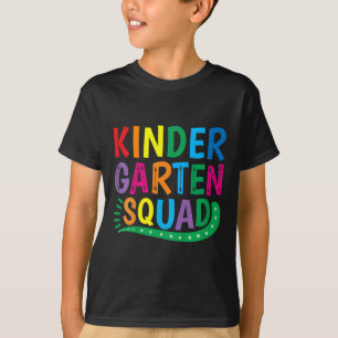 Kids Kids Kindergarten Squad Back To School T-Shirt