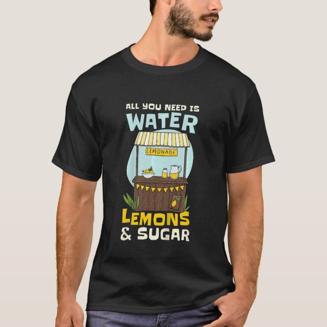 Kids Kids Lemonade Stand Lemon Juice T-Shirt (Front)
