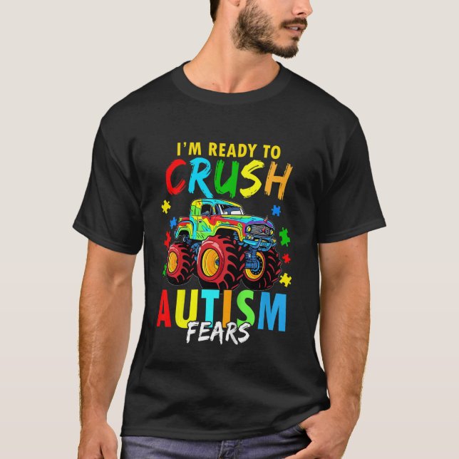 Kids Kids Monster Truck Autism Awareness Tee Mom S (Front)