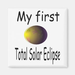 Kids Kids Solar Eclipse My First Total Solar Eclip Magnet