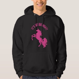 Kids Kids Unicorn Birthday Party Theme For Girls Hoodie