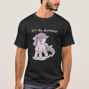 Kids Kids Unicorn Theme Party For Girls - Its My B T-Shirt