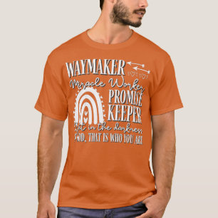 Kids Kids Waymaker Miracle Worker Rainbow, Christi T-Shirt