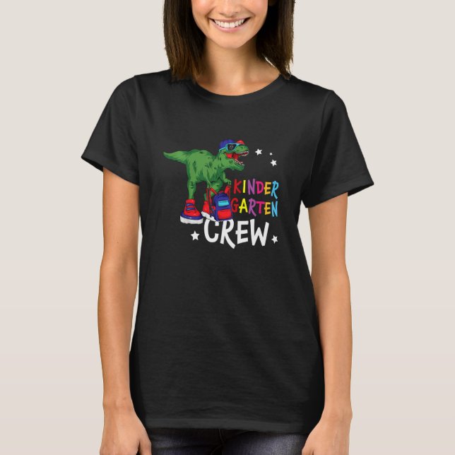 Kids Kinder Garten Crew  Back To School T-Shirt (Front)
