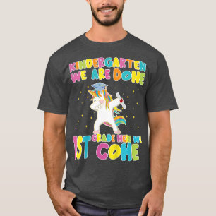 Kids Kindergarten Graduation Magical Unicorn 1st G T-Shirt