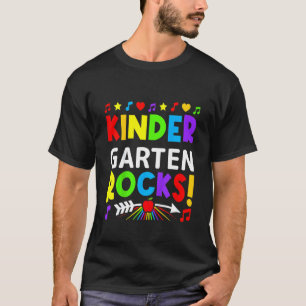 Kids Kindergarten Rocks Back To School Teacher T-Shirt