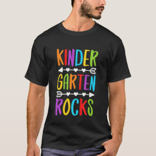 Kids Kindergarten Rocks Preschooler Back To School T-Shirt