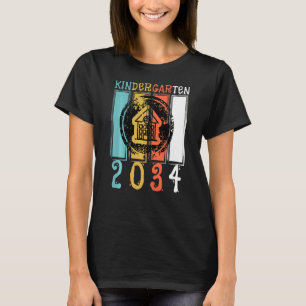 Kids Kindergarten School Vintage Distress 2034 Tod T-Shirt