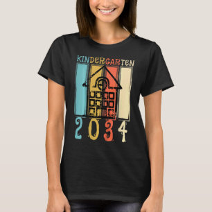 Kids Kindergarten School Vintage Distress 2034 Tod T-Shirt