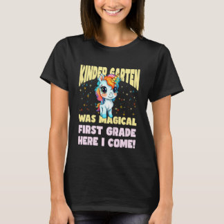 Kids Kindergarten Was Magical Graduation Unicorn G T-Shirt