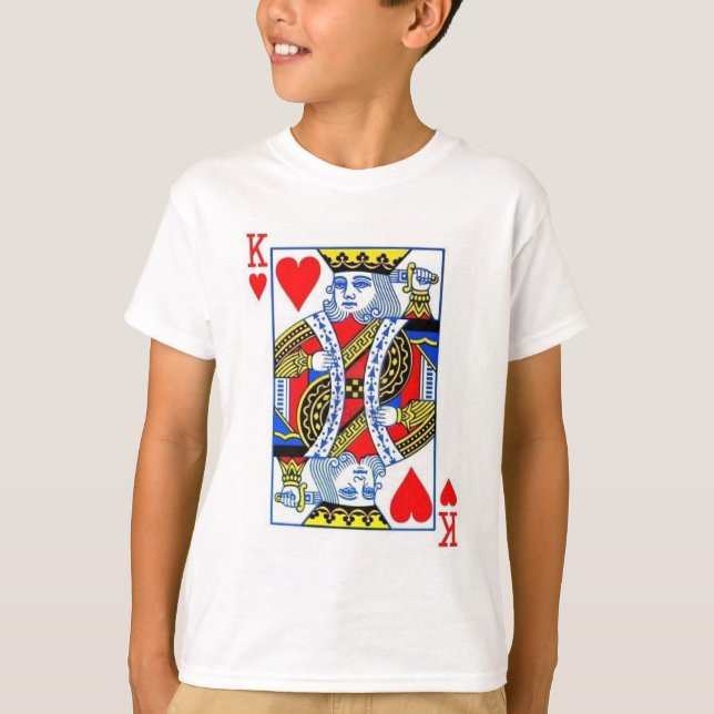 Kids King Of Heart T-Shirt (Front)